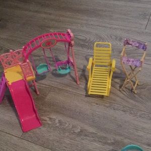 Barbie playground lawn chair and beach chair 🏖